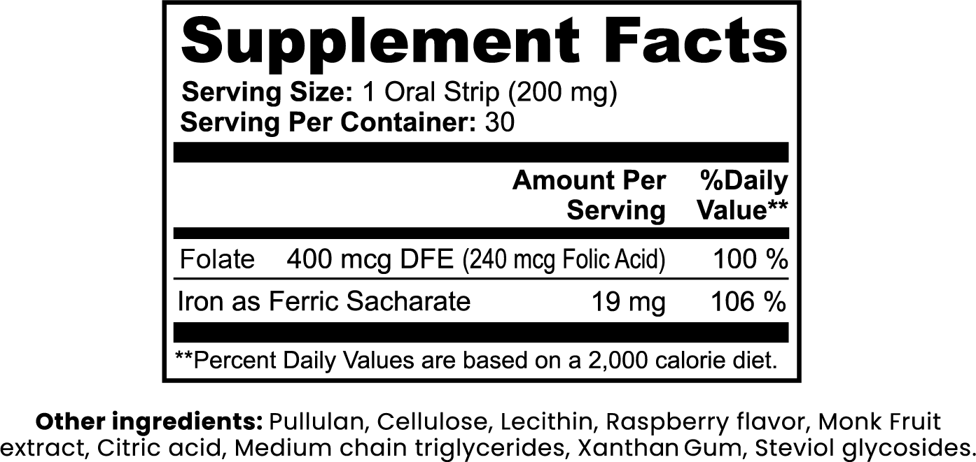 Stryō Glow · Iron & Vitality Strips