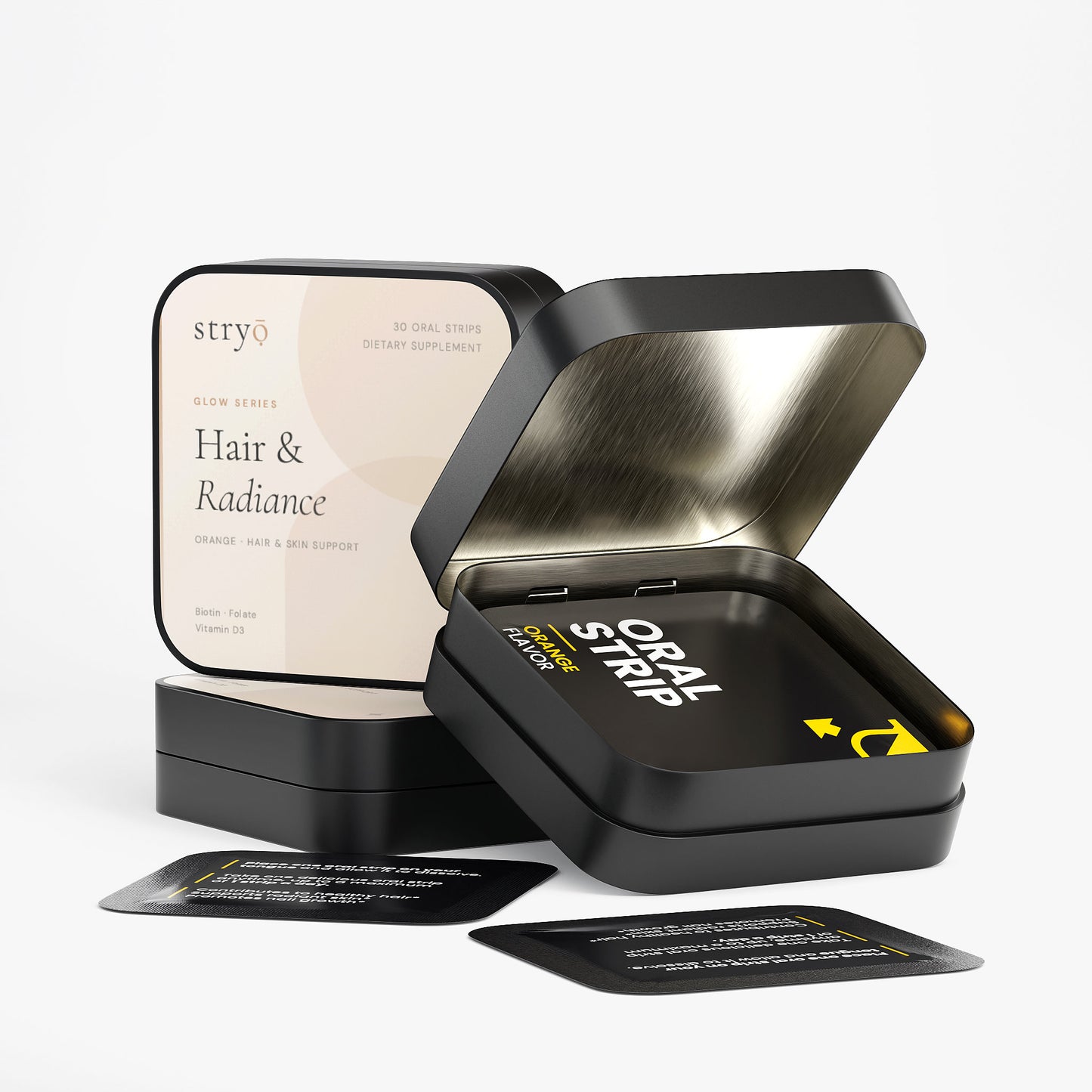 Stryō Glow · Hair & Radiance Strips